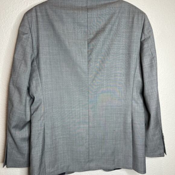 Alton Lane Single Breast Size 40S Wool Notch Lapel Blazer Gray - Picture 3 of 16